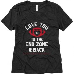 Ladies Relaxed Fit Super Soft Triblend V-Neck Tee