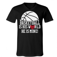 Unisex V-Neck Jersey Tee