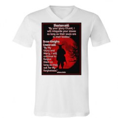 Unisex V-Neck Jersey Tee