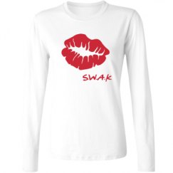 Ladies Relaxed Fit Basic Long Sleeve Tee