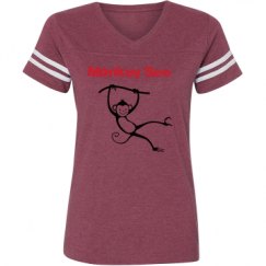 Ladies Relaxed Fit Vintage Sports Tee