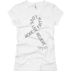 Ladies Slim Fit Basic Promo Jersey Tee