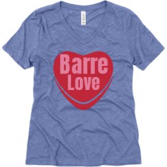 Ladies Relaxed Fit Super Soft Triblend V-Neck Tee