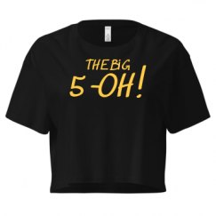 Ladies Festival Cali Crop Top Tee