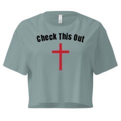 Ladies Festival Cali Crop Top Tee