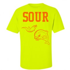 Unisex Ultra Cotton Safety Neon Crewneck Tee