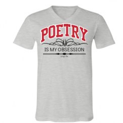 Unisex V-Neck Jersey Tee