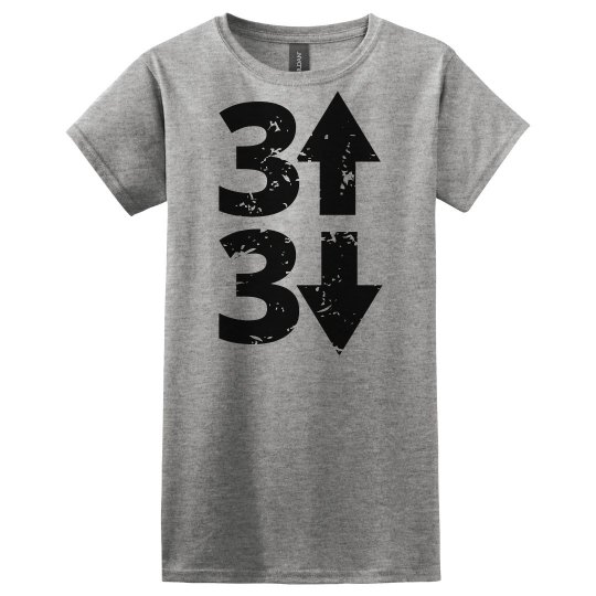3 Up 3 Down Baseball Tee 3 Up 3 Down Baseball Tee
