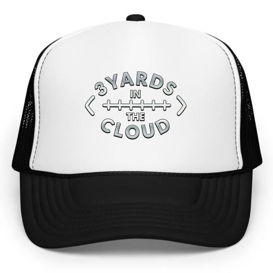 3 Yards in the Cloud trucker hat