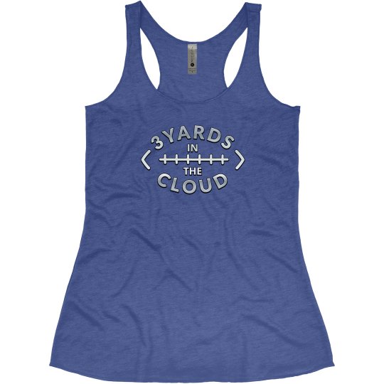 3 Yards in the Cloud women's tank