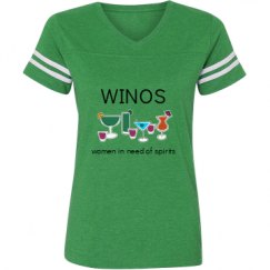 Ladies Relaxed Fit Vintage Sports Tee