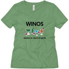 Ladies Relaxed Fit V-Neck Tee