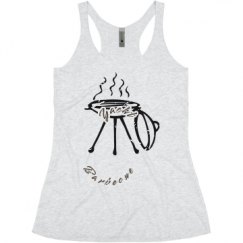 Ladies Slim Fit Super Soft Racerback Triblend Tank