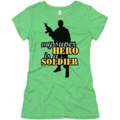 Ladies Slim Fit Super Soft Triblend Tee