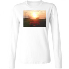 Ladies Relaxed Fit Basic Long Sleeve Tee