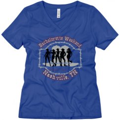 Ladies Relaxed Fit V-Neck Tee