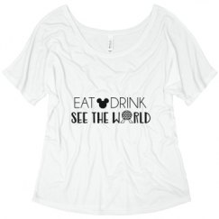 Ladies Flowy Slouchy Tee