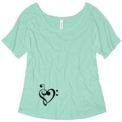 Ladies Flowy Slouchy Tee