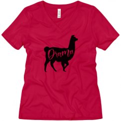 Ladies Relaxed Fit V-Neck Tee