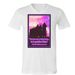 Unisex V-Neck Jersey Tee