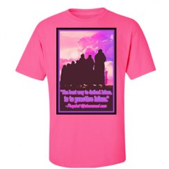 Unisex Ultra Cotton Safety Neon Crewneck Tee