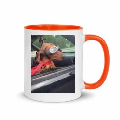 11oz Ceramic Mug with Color Inside