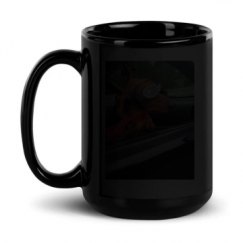 15oz Black Glossy Mug