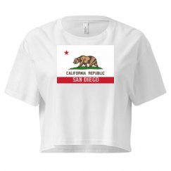 Ladies Festival Cali Crop Top Tee