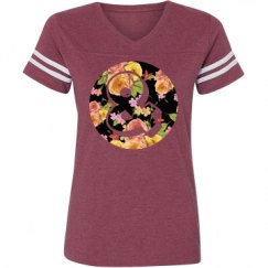 Ladies Relaxed Fit Vintage Sports Tee