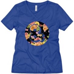 Ladies Relaxed Fit V-Neck Tee