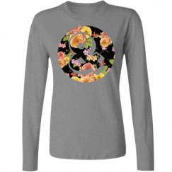 Ladies Relaxed Fit Basic Long Sleeve Tee