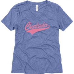Ladies Relaxed Fit Super Soft Triblend V-Neck Tee