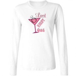 Ladies Relaxed Fit Basic Long Sleeve Tee