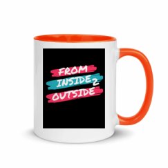 11oz Ceramic Mug with Color Inside