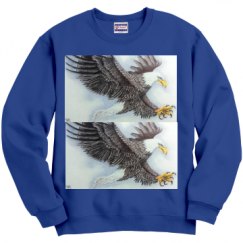 Unisex Film and Foil Crewneck Sweatshirt