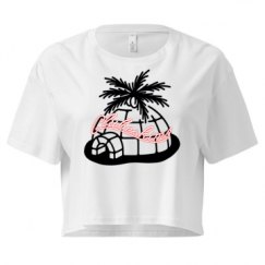 Ladies Festival Cali Crop Top Tee