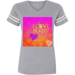 Ladies Relaxed Fit Vintage Sports Tee