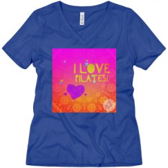 Ladies Relaxed Fit V-Neck Tee