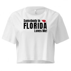 Ladies Festival Cali Crop Top Tee