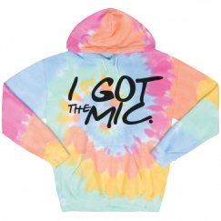 Unisex Tie-Dye Fleece Hoodie