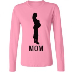 Ladies Relaxed Fit Basic Long Sleeve Tee