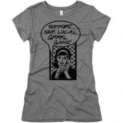 Ladies Slim Fit Super Soft Triblend Tee