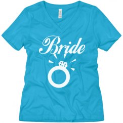 Ladies Relaxed Fit V-Neck Tee