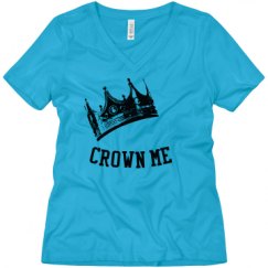 Ladies Relaxed Fit V-Neck Tee