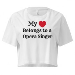 Ladies Festival Cali Crop Top Tee