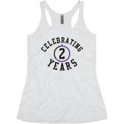 Ladies Slim Fit Super Soft Racerback Triblend Tank