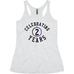 Ladies Slim Fit Super Soft Racerback Triblend Tank