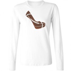 Ladies Relaxed Fit Basic Long Sleeve Tee