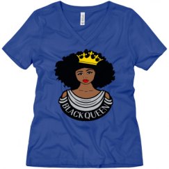 Ladies Relaxed Fit V-Neck Tee