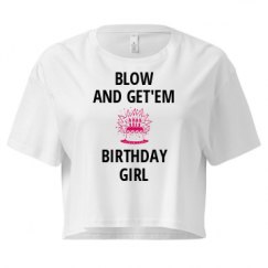 Ladies Festival Cali Crop Top Tee